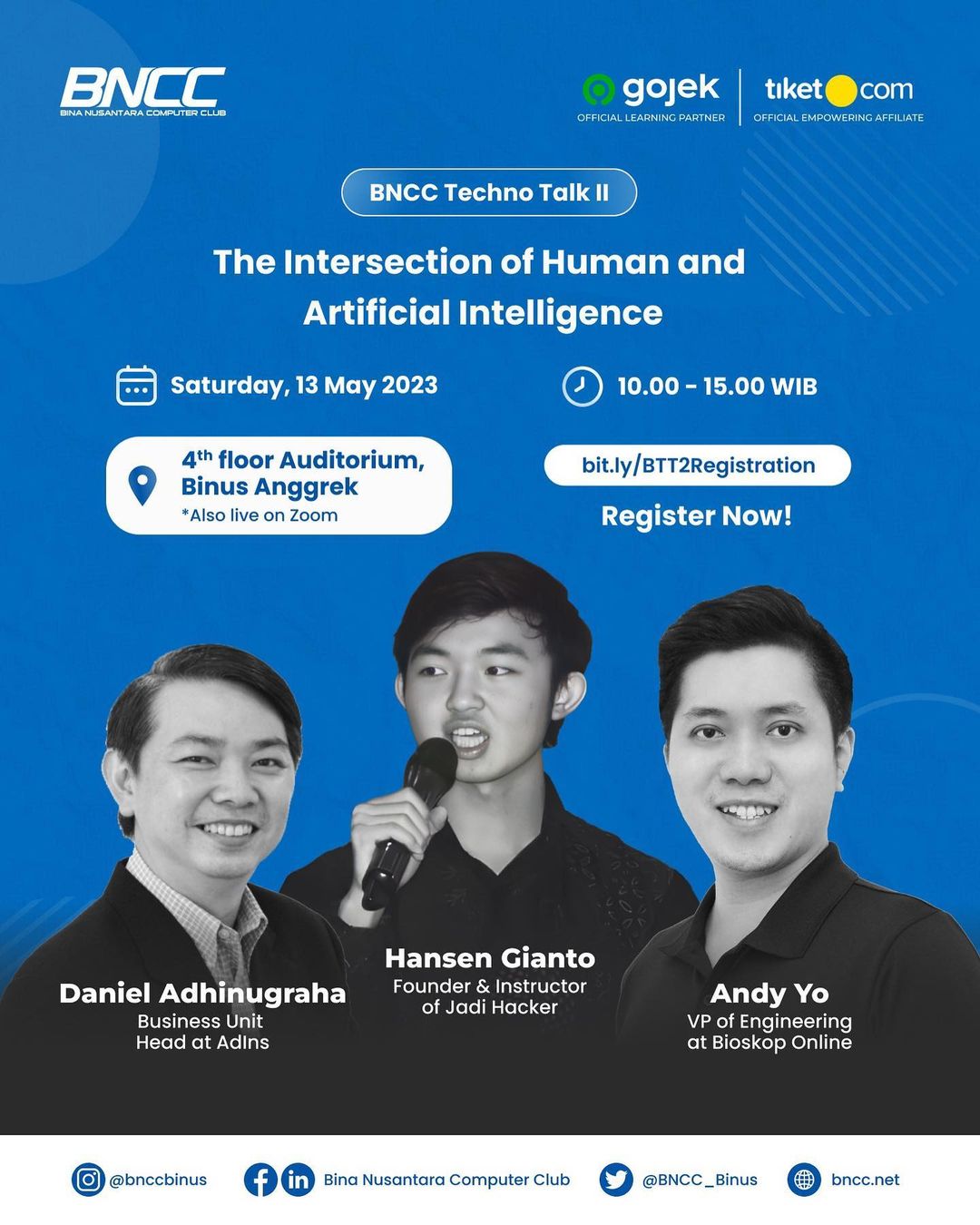 BNCC Techno Talk II: The Intersection of Human and Artificial Intelligence